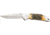 Bear &amp; Son Cutlery 3 3/4 Genuine India Stag Bone Automatic Lockback With Metal Belt Clip - 5A08