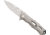 Bear &amp; Son Cutlery 4 1/2 Stainless Steel Handle With Satin Finish Blade With Pocket Clip - MC-400-SS-S