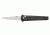 Bear OPS Auto Bold Action III Auto Folding Knife, 4.5in Closed, 3.25in, Sandvik 14C28N, Bead Blast Stiletto Style Blade, Black Aluminum Handle, AC-300-ALBK-S