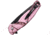 Bear &amp; Son Cutlery Brisk 2.0 Realtree Folding Knife, 4.5in Closed, 3.5in Black 440 Stainless Steel Blade, SS Soft Touch Pink Realtree Edge Handle, 61536