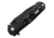 Bear &amp; Son Cutlery Rancor II Black Folding Knife, 4.38in Closed, 2.88in Black Partially Serrated S35VN Stainless Modified Drop Point Blade, Black G10 Handle, MC-400-B4-BS35SR