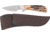 Bear &amp; Son Invincible Skinner Fixed Blade Knife, High Carbon SS Drop Point Blade, India Stag Bone Handle BC582