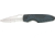 Bear &amp; Son Sideliner Fold Knife, 440 SS partially serrated Blade, Black Zytel &amp; black Kraton Handle BC7410SR