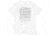 Beardbrand Shirt - Mens, Forever Tee Print, White/Black, 2XL, 331020