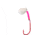 BearPaw Flicker Snelled Hook, Baitholder, 12in Mono, Red, Size 1, 6 per Pack, FNRBH-1