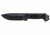 KA-BAR Knives Becker Campanion Knife, Black, Plain Edge