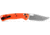Benchmade Hunt Taggedout Folding Knife, 3.5 in, CPM-154, Drop Point Blade, Grivory, Orange Handle, Reversible Tip-Up, 15535