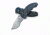 Benchmade 300-1 Axis Flipper Folding Knife, Plain Edge/ Black and Blue G10 Handles 300-1