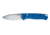 Benchmade 535 Bugout Knife, Plain, Blue/Silver, 535