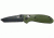 Benchmade 557 Tanto Mini-Griptilian Knife by Pardue Design w/ Plain Edge BK Coated Blade &amp; Olive Drab Handle 557BKOD