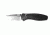 Benchmade 587 Warn Mini-Barrage Knife by Osborne Design Knife w/ Plain Edge Blade &amp; Black Handle 587-1