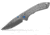 Benchmade 748 Narrows Folding Knife, 3.43in, M390 58-61HRC, Plain Drop Point, Raw Titanium, 748