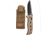 Benchmade Adamas Auto Folding Knife, Fine Edge Black Blade, Sand G10 Handle, 2750BKSN
