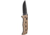 Benchmade Adamas Auto Folding Knife, Fine Edge Black Blade, Sand G10 Handle, 2750BKSN