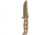 Benchmade Adamas Fixed Blade Knife, Plain Edge, Desert Sand Blade, Sand Sheath 375SN