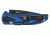 Benchmade APB Assist ComboEdge Folding Knife with Satin Silver Blade, Black and Blue 665BK