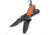 Benchmade Auto Triage, ComboEdge/ Black Coated Blade/ Black Aluminum Handles with Safety Orange G10 Inlays 9160SBK-ORG