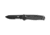 Benchmade Autocrat Automatic Folding Knife, 3.3in, Coated, Serrated, Reverse Tanto, G10 black handle, 8551SBK