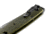Benchmade Bailout Folding Knife, 3.38 in, CPM-M4 Steel, Serrated Tanto Blade, 6061-T6 Aluminum, Woodland Green Handle, 537SGY-1