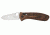 Benchmade Bone Collector AXIS Folding Knife, Plain Edge, Walnut Handle 15020-2