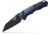 Benchmade Full Immunity Folding Knife, 2.5in, CPM-M4 Cobalt Black Cerakote, Wharncliffe Blade, Crater Blue Aluminum Handle, 290BK