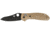 Benchmade Griptilian Folding Knife, Plain Edge, BK Blade, Sand Handle 550BKHGSN