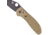 Benchmade Griptilian Folding Knife, Plain Edge, BK Blade, Sand Handle 550BKHGSN
