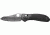 Benchmade Griptilian Folding Knife, Plain Edge, Satin Blade, Black Handle 550HG