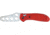 Benchmade Griptilian Folding Knife, Trainer Blade, Red Handle 550T