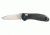 Benchmade Griptillian Tanto Folding Knife, Combo Edge, Satin Blade, Black Handle 553S