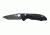 Heckler &amp; Koch 14410/14411 Soldat Push Button Knife w/ Plain Edge BK Tanto Blade &amp; Black Handle 14410BK
