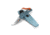 Benchmade Water Intersect Fixed Blade Knife, 2.68 in, CPM MagnaCut Stainless Steel, Drop Point, Santoprene, Depth Blue, 18050