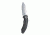 Benchmade Loco AXIS Plain Edge Folding Knife with Satin Silver Blade, Black 808