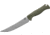 Benchmade Cutlery Meatcrafter Kitchen Knife, 6.09in, CPM-154 Stainless Steel, Trailing Point Blade, Santoprene, Dark Olive Handle, 15500-04