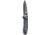 Benchmade Mini Boost Axis Folding Knife, Plain Edge Coated Drop Point Blade, 3.11in, Grivory Versaflex Handle, 595BK