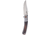 Benchmade Mini Crooked River Axis Folding Knife, 3.4in, CPM-S30V Stainless Steel, Plain Edge Satin Clip Point Blade, Contoured Stabilized Wood Handle 15085-2