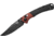 Benchmade Mini Crooked River Folding Knife, 3.4in, CPM MagnaCut Stainless Steel, Clip Point Blade, 6061-T6 Aluminum, Burnt Copper/ Black Handle, 15085BK-04