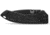 Benchmade Mini Narrows Axis Lock Folding Knife, 2.98 in, DLC CPM-20CV Stainless Steel, Drop Point Blade, 6Al4v Titanium, Black Handle, 743BK-01