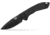 Benchmade Mini Narrows Axis Lock Folding Knife, 2.98 in, DLC CPM-20CV Stainless Steel, Drop Point Blade, 6Al4v Titanium, Black Handle, 743BK-01