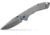 Benchmade Mini Narrows Axis Folding Knife, 2.98 in, CPM-20CV Stainless Steel, Drop Point Blade, 6Al4v Titanium, Gray Handle, 743