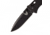 Benchmade Mini Presidio II Axis Folding Knife, Plain Edge Coated Drop Point Blade, 3.2in, Black Anodized Billet Aluminum Handle, 575BK