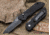 Benchmade Mini Stryker, Auto, Serrated Blade, Tanto, Black Blade Knife 9501SBK