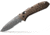 Benchmade Presidio II Axis Automatic Folding Knife, 3.72in, CPM-M4 Super Steel, Drop Point Serrated Blade, 6061-T6 Aluminum, Burnt Bronze Anodized Handle, 5700SGY-1