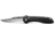 Benchmade Seven Ten Folding Knife, 4in, CPM MagnaCut Stainless Steel, Recurve Drop-Point, 6061-T6 Aluminum, Black, 710-25