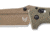 Benchmade Sibert Adamas Axis Stud Folding Knife, 3.82in, CPM-CruWear Steel, Drop Point Flat Earth Coated Blade, Contoured G10, Olive Drab Handle, 275FE-2
