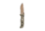 Benchmade Sibert Adamas Axis Stud Folding Knife, 3.82in, CPM-CruWear Steel, Drop Point, Serrated, Flat Earth Coated Blade, Contoured G-10 Handle, Olive Drab, 275SFE-2