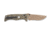 Benchmade Sibert Adamas Axis Stud Folding Knife, 3.82in, CPM-CruWear Steel, Drop Point, Serrated, Flat Earth Coated Blade, Contoured G-10 Handle, Olive Drab, 275SFE-2