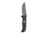 Benchmade Sibert Adamas Axis Stud Folding Knife, 3.82in, CPM-CruWear Steel, Drop Point Serrated Grey Coated Blade, Contoured G10, Black Handle 275SGY-1