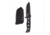Benchmade Sibert Adamas Chord Fixed Blade Knife, 4.2in CPM-CruWear Steel Drop Point Black Coated Blade, Steel Handle, 375BK-1