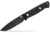 Benchmade Sibert Bushcrafter Fixed Blade Knife, 4.38 in, CPM-CruWear, Carbon Fiber, Black, 163BK